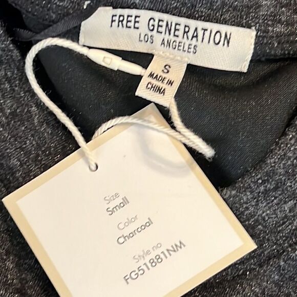 NWT Free Generation Ruffle Trim Body Con Dress - Size Small - Picture 11 of 14